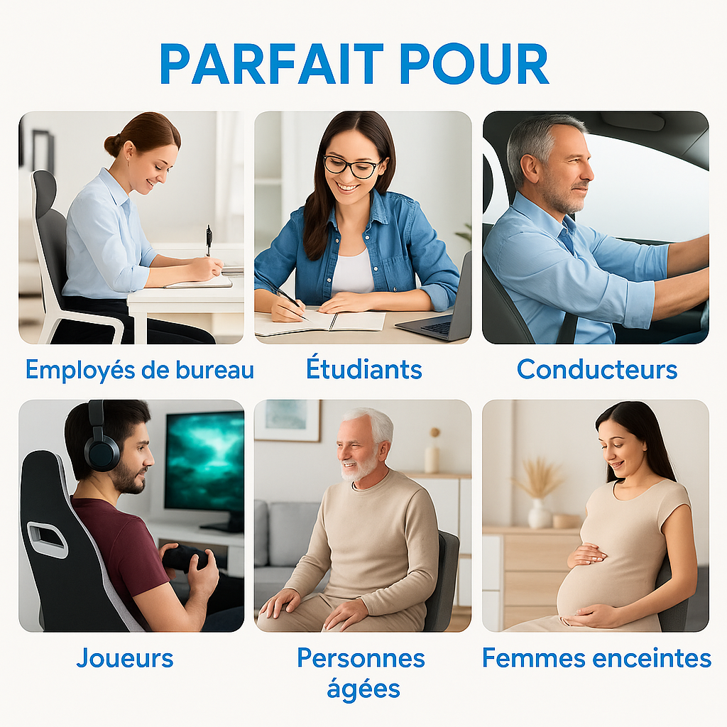 Coussin Orthopédique d’Assise ErgoComfort™
