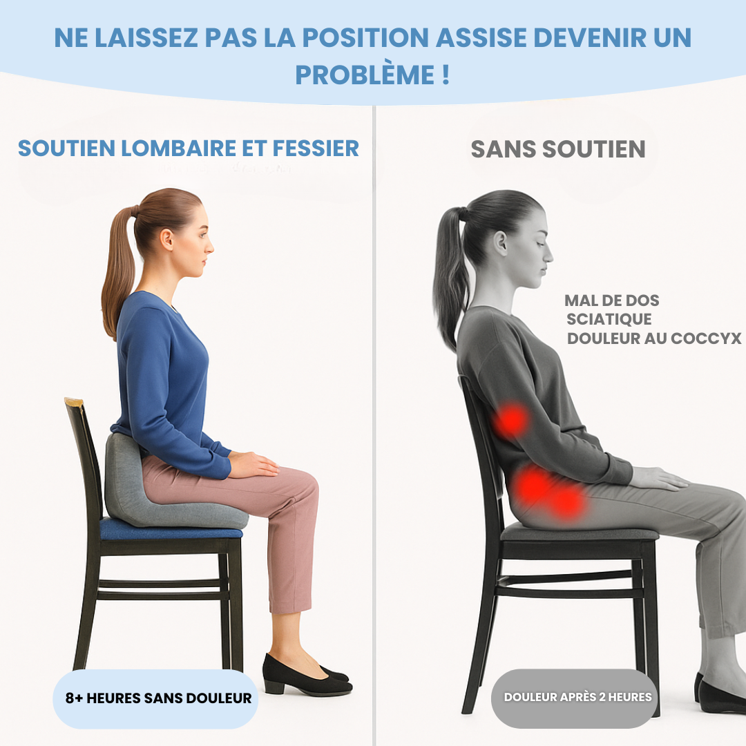 Coussin Orthopédique d’Assise ErgoComfort™