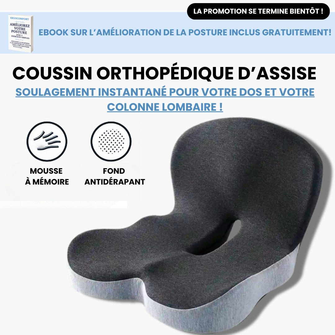 Coussin Orthopédique d’Assise ErgoComfort™